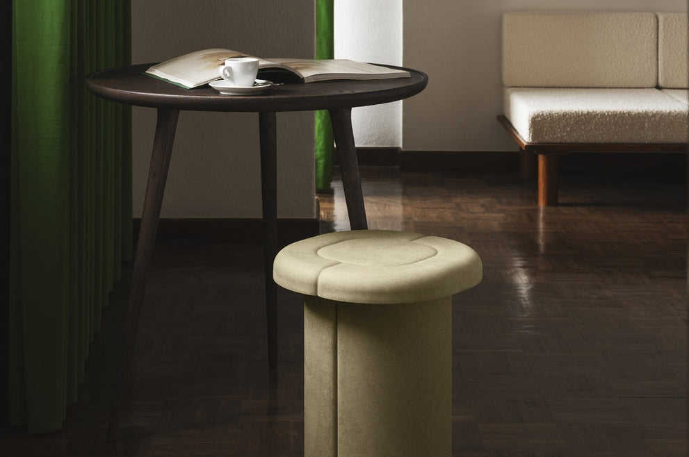Alder Stool in lifestyle shot